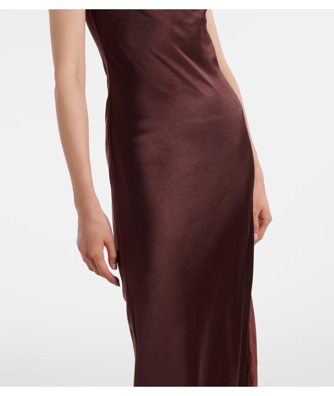 SELF-PORTRAIT Бордовое полиэстеровое коктейльное платье, фото 4