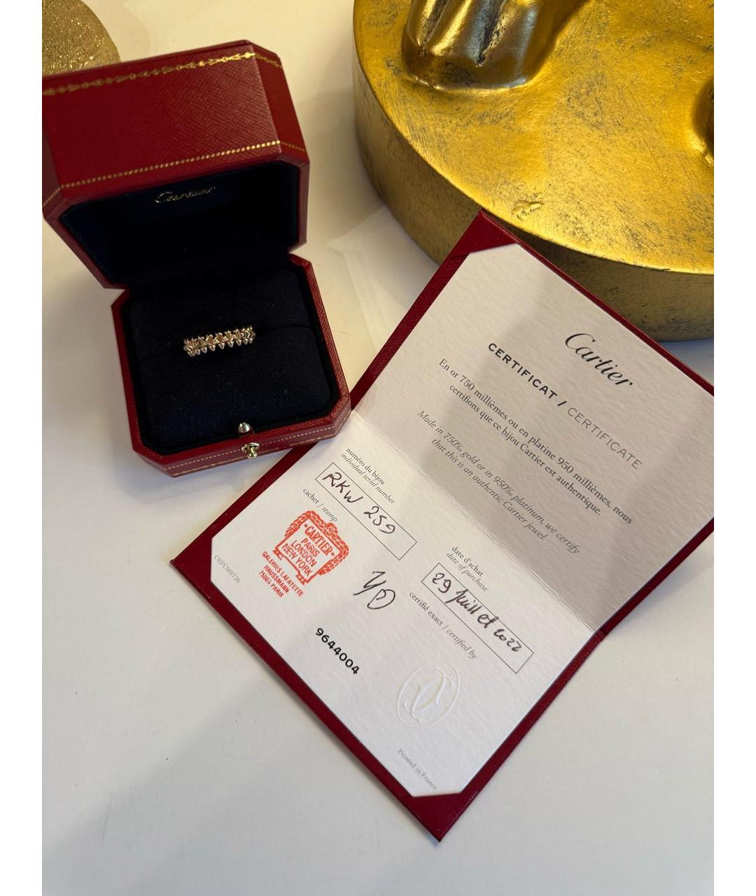 CARTIER Золотое кольцо из розового золота, фото 2