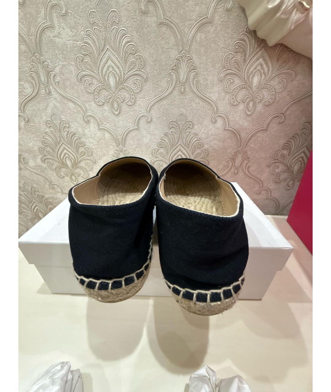 KENZO Черные текстильные эспадрильи, фото 4