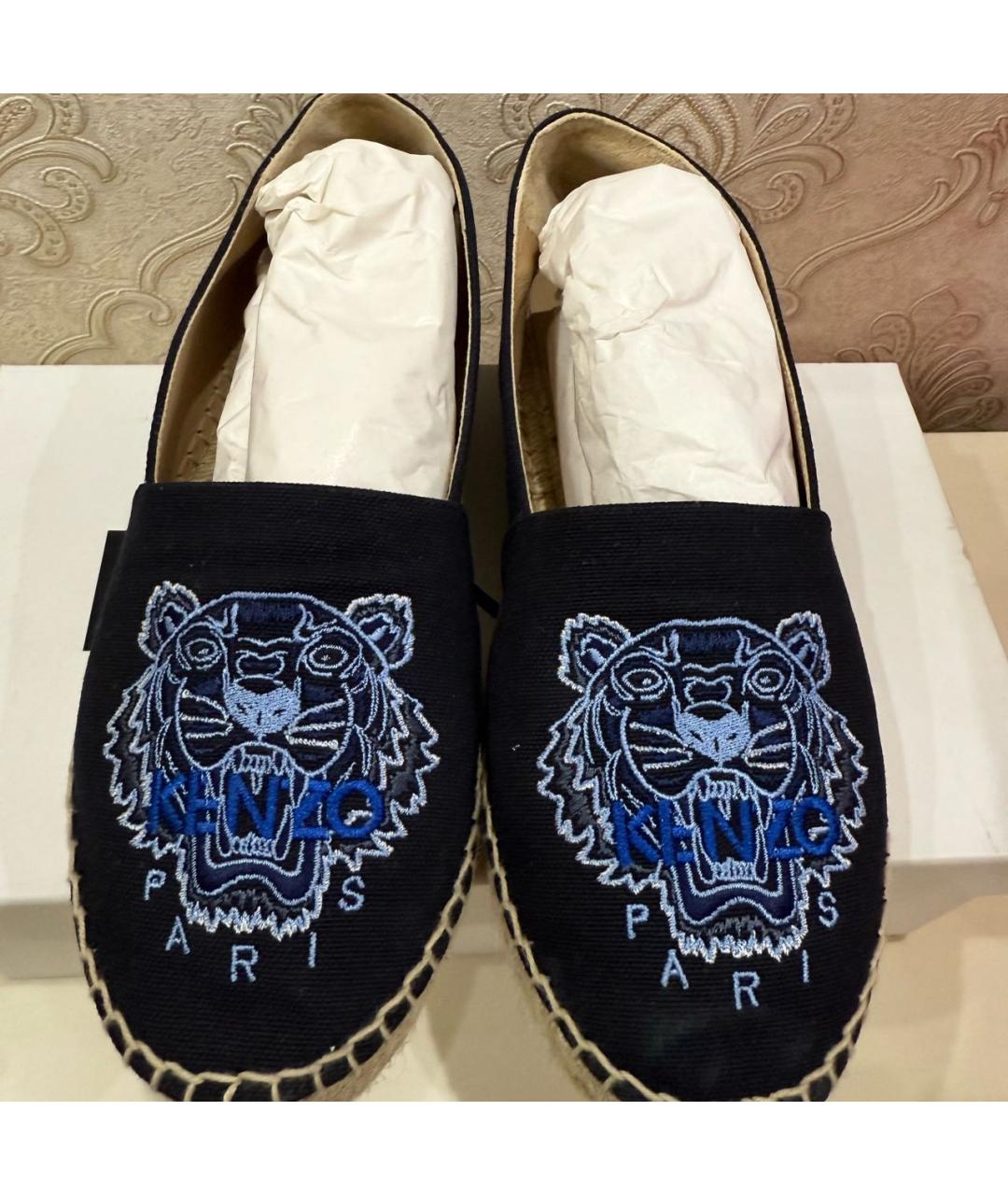 KENZO Черные текстильные эспадрильи, фото 2