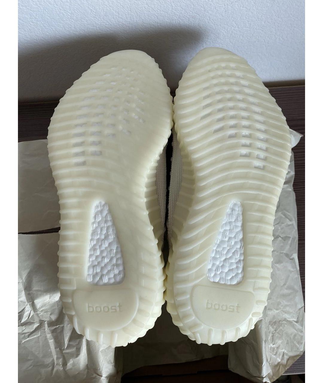 ADIDAS YEEZY Белые текстильные кроссовки, фото 5