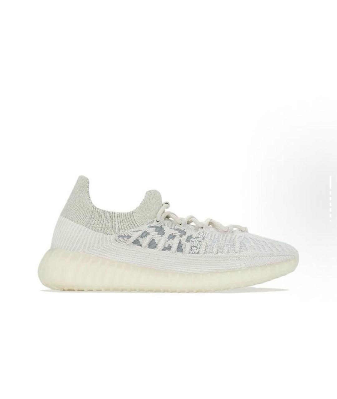 ADIDAS YEEZY Белые текстильные кроссовки, фото 1