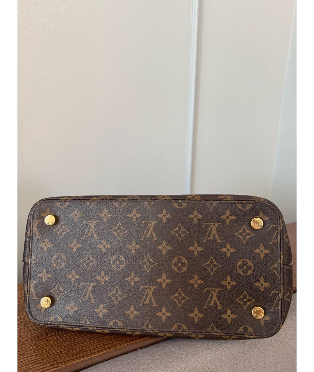 LOUIS VUITTON Коричневая сумка тоут, фото 3