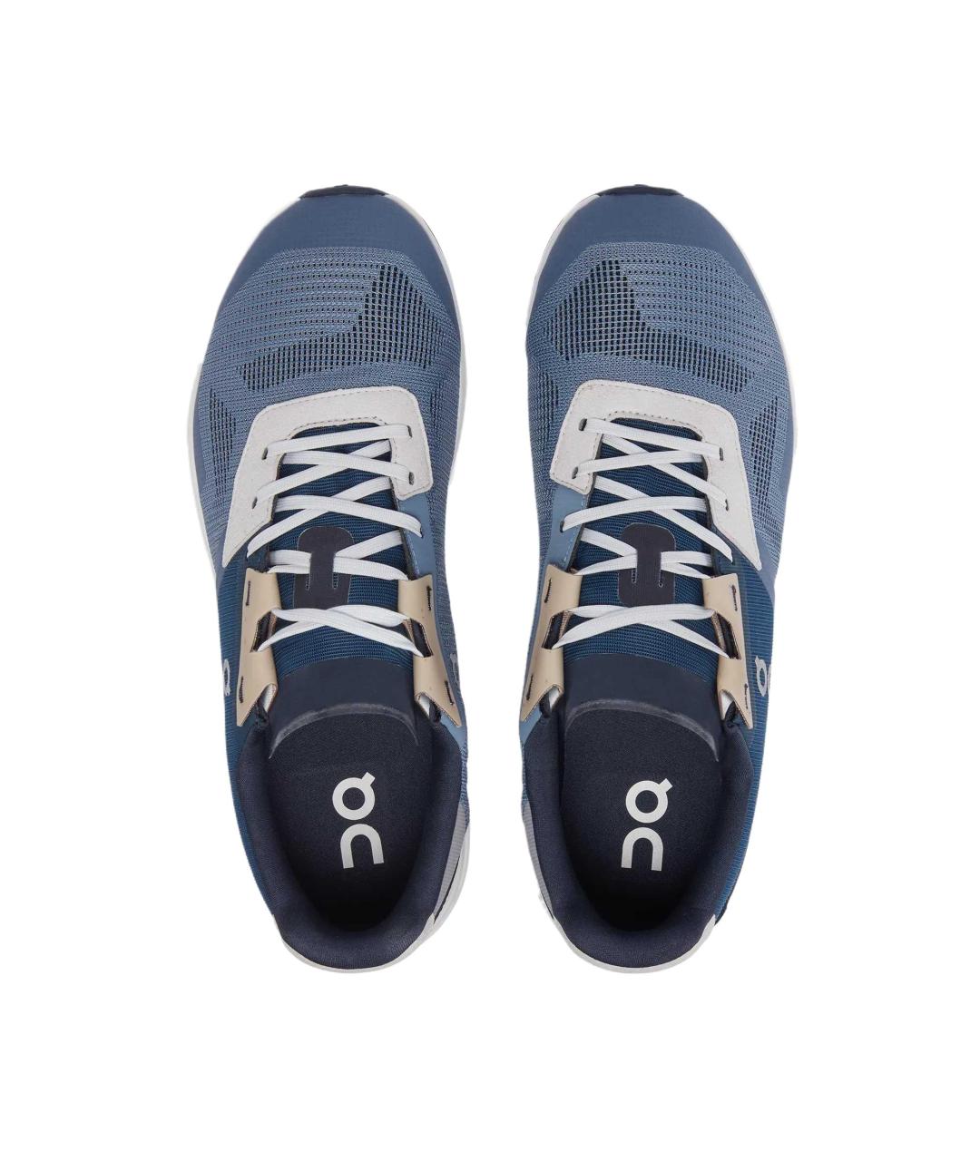 ON Синие текстильные низкие кроссовки / кеды, фото 4
