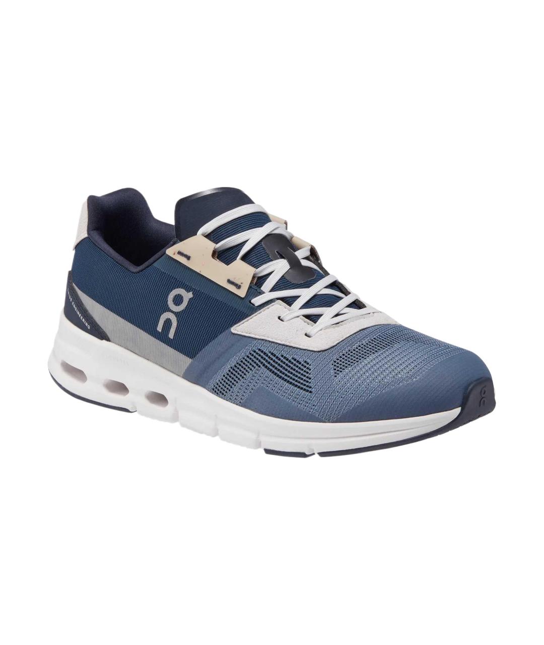 ON Синие текстильные низкие кроссовки / кеды, фото 3