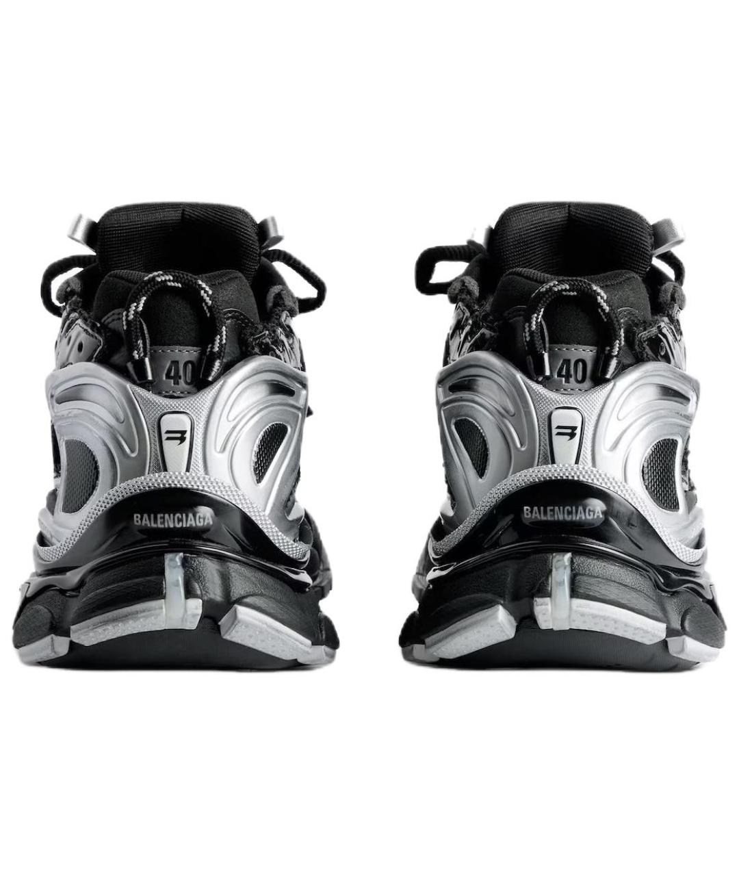 BALENCIAGA Черные низкие кроссовки / кеды, фото 6