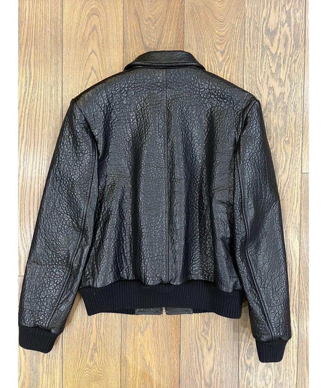 PRADA Черная кожаная куртка, фото 5