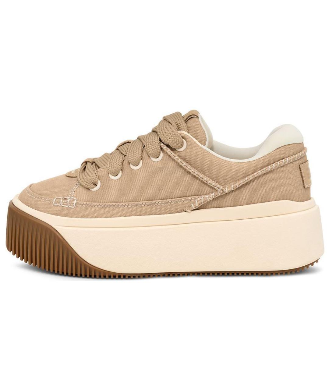 UGG AUSTRALIA Коричневые текстильные кроссовки, фото 7