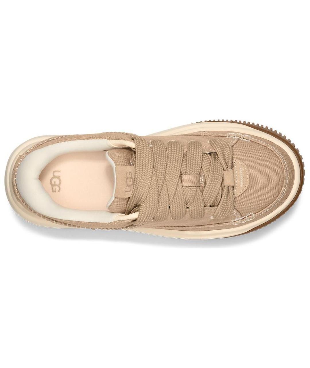 UGG AUSTRALIA Коричневые текстильные кроссовки, фото 4