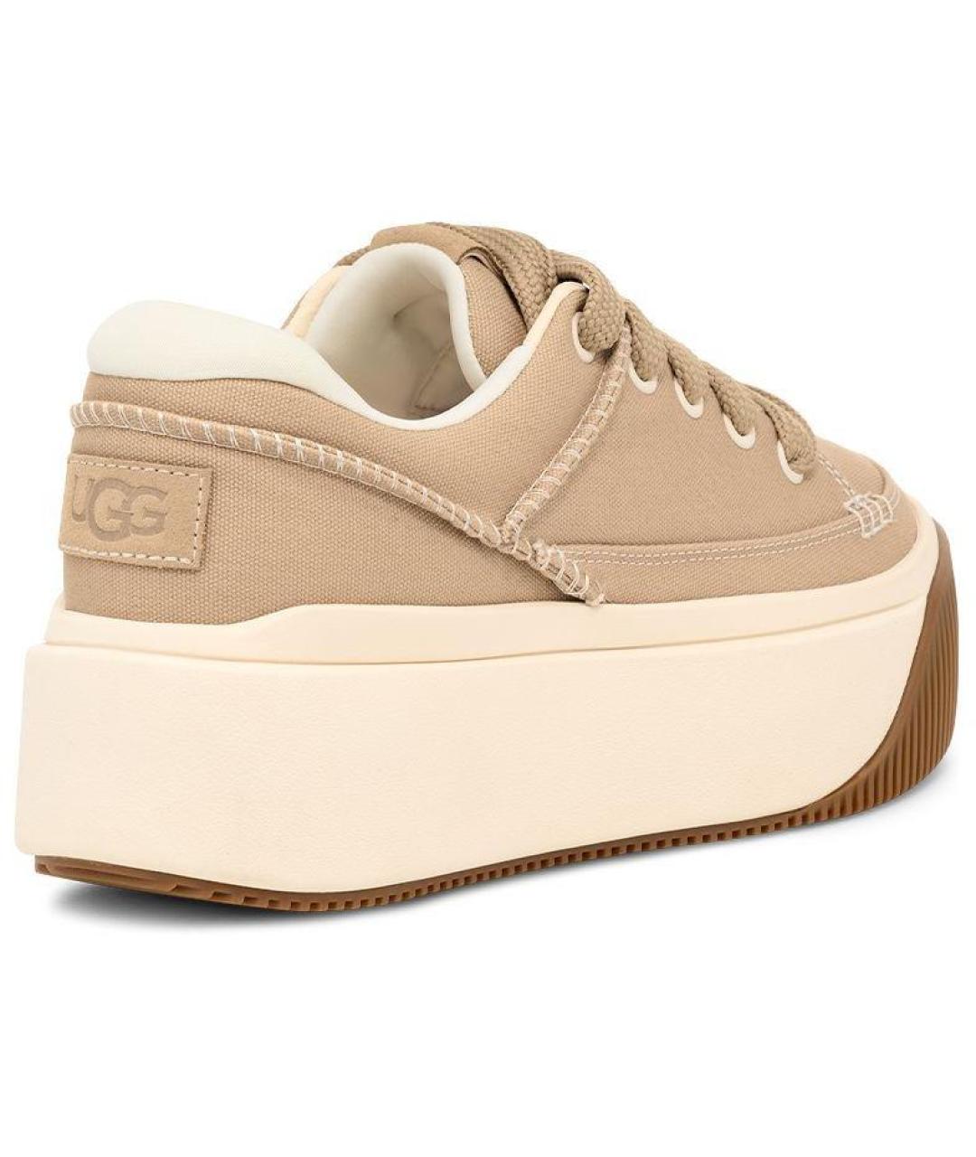 UGG AUSTRALIA Коричневые текстильные кроссовки, фото 5