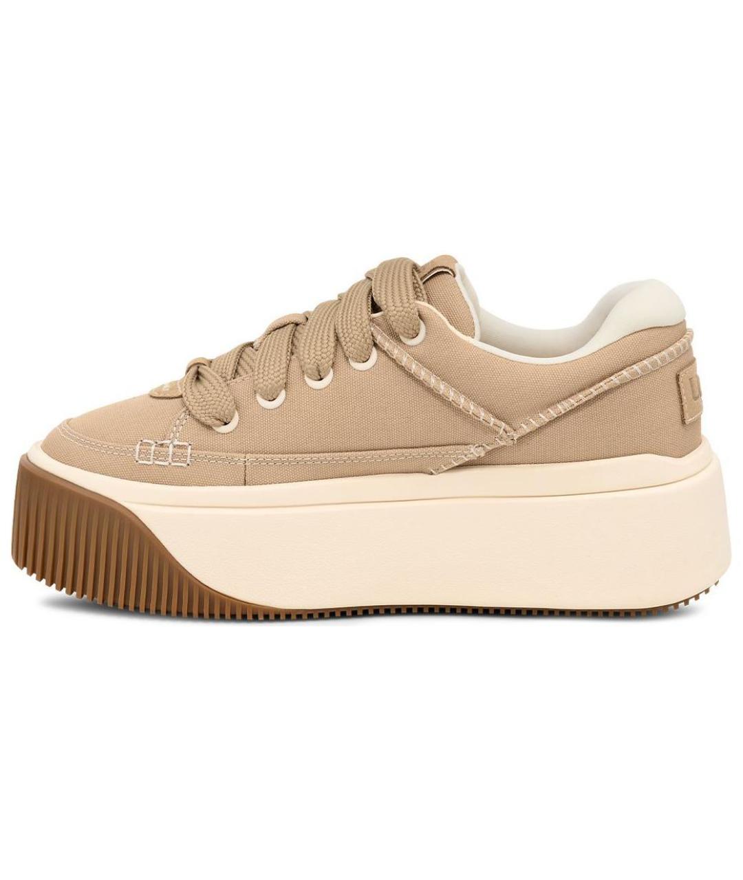 UGG AUSTRALIA Коричневые текстильные кроссовки, фото 2