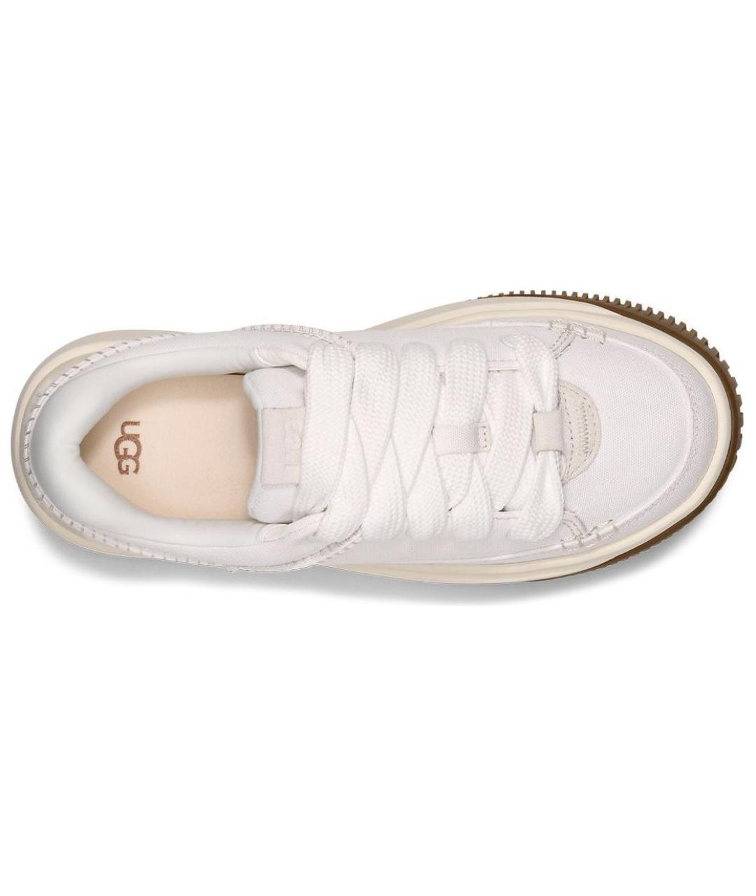 UGG AUSTRALIA Белые текстильные кроссовки, фото 4