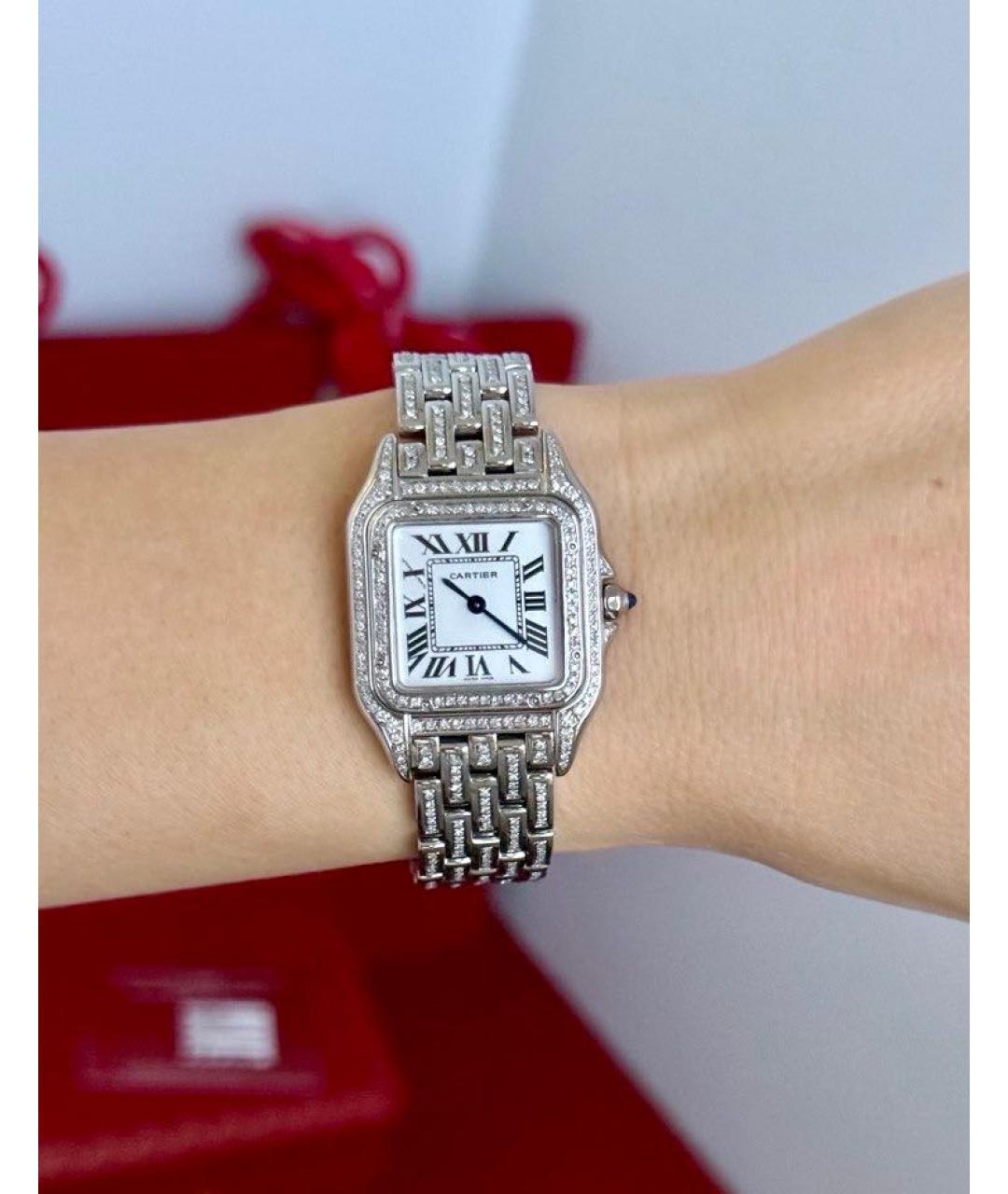 CARTIER Белые часы из белого золота, фото 8