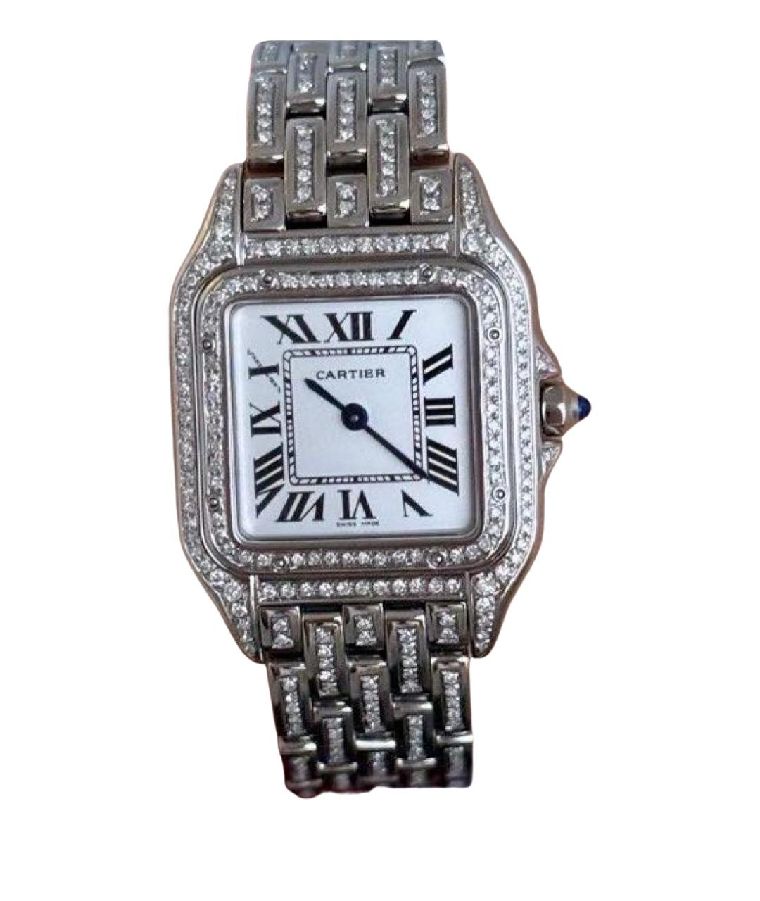CARTIER Белые часы из белого золота, фото 1