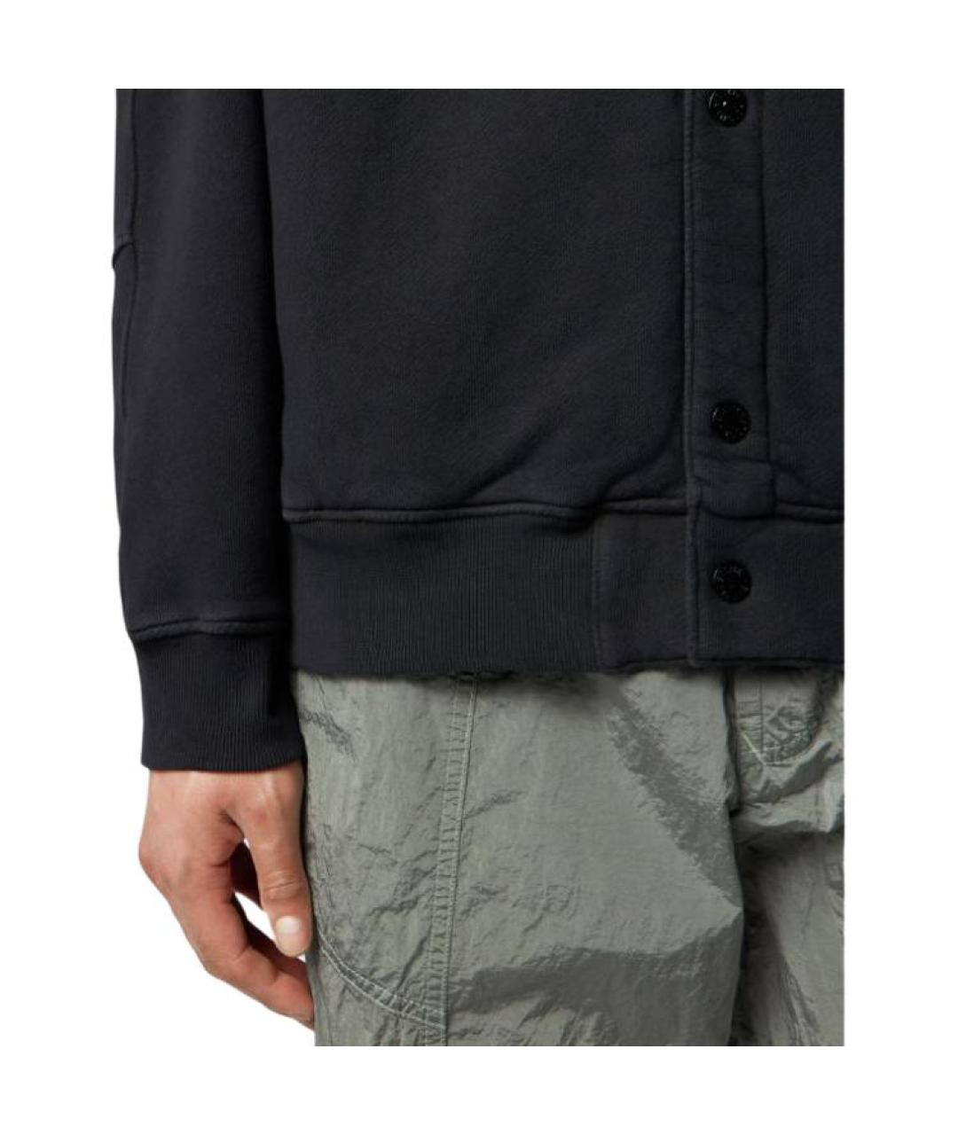 STONE ISLAND Черная куртка, фото 5