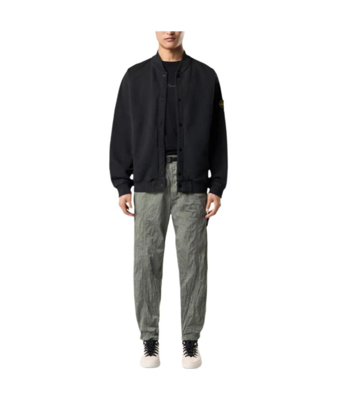 STONE ISLAND Черная куртка, фото 3