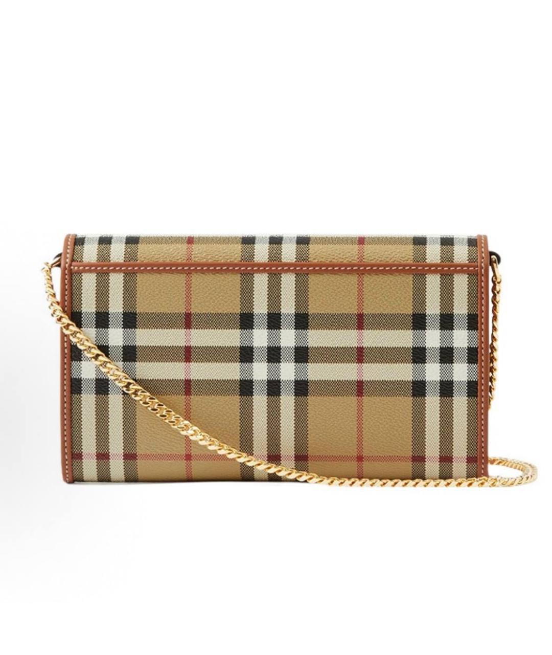 BURBERRY Мульти кожаная сумка через плечо, фото 3