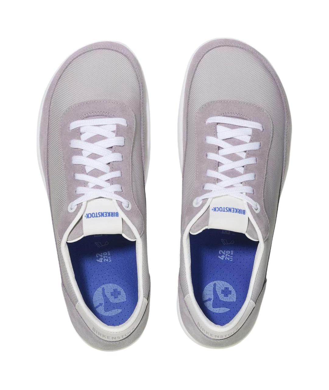 BIRKENSTOCK Серые замшевые кроссовки, фото 4