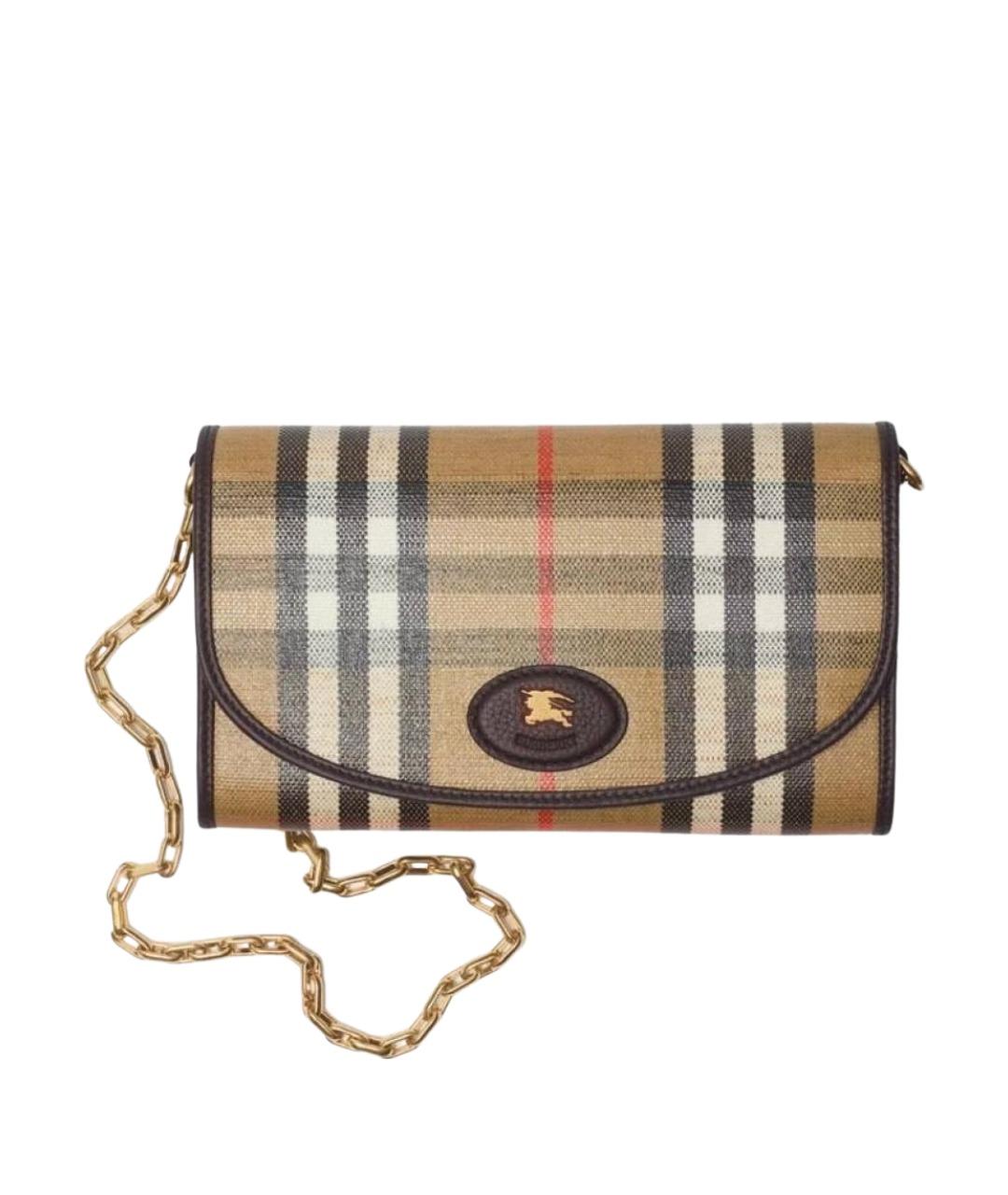 BURBERRY Мульти кожаная сумка через плечо, фото 1