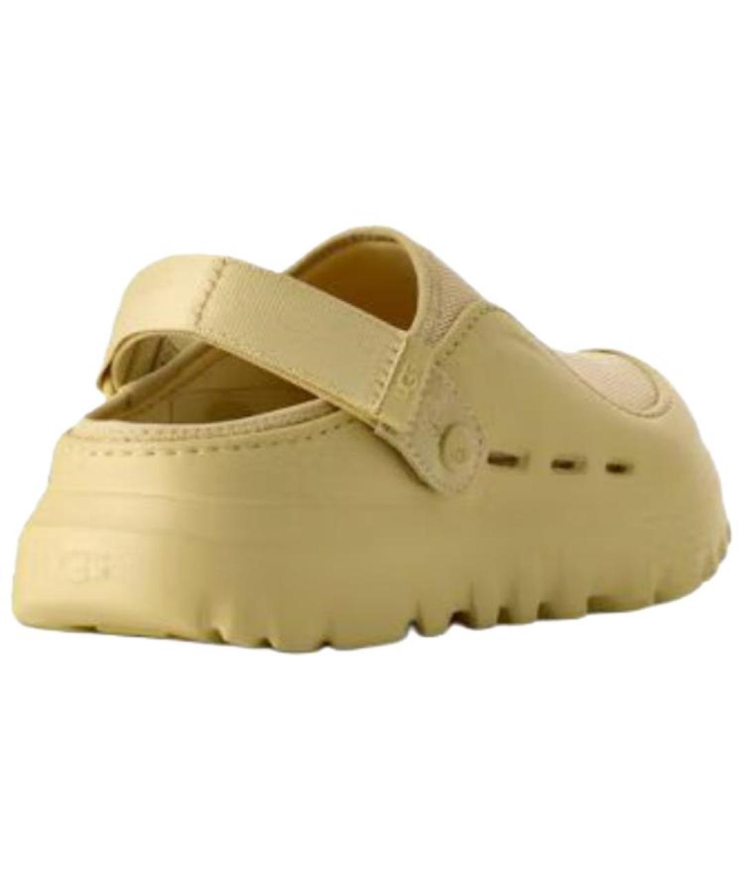 UGG AUSTRALIA Желтые сабо, фото 3
