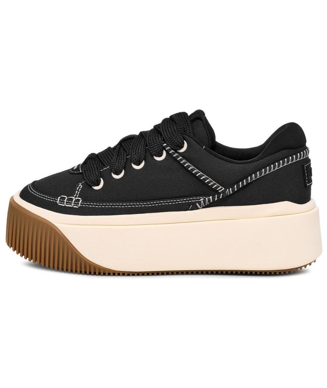 UGG AUSTRALIA Черные текстильные кроссовки, фото 7