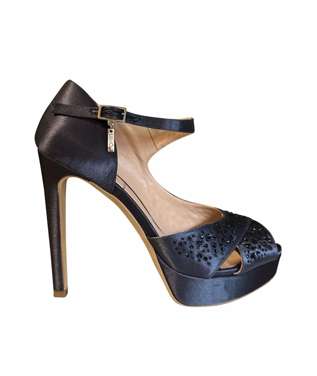 LIU JO Темно-синие босоножки, фото 1