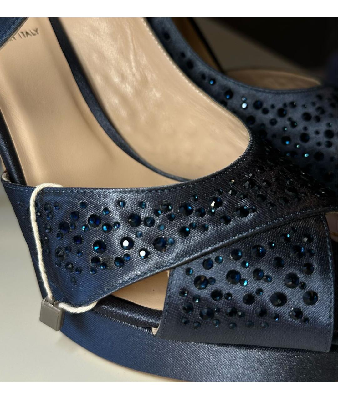 LIU JO Темно-синие босоножки, фото 3