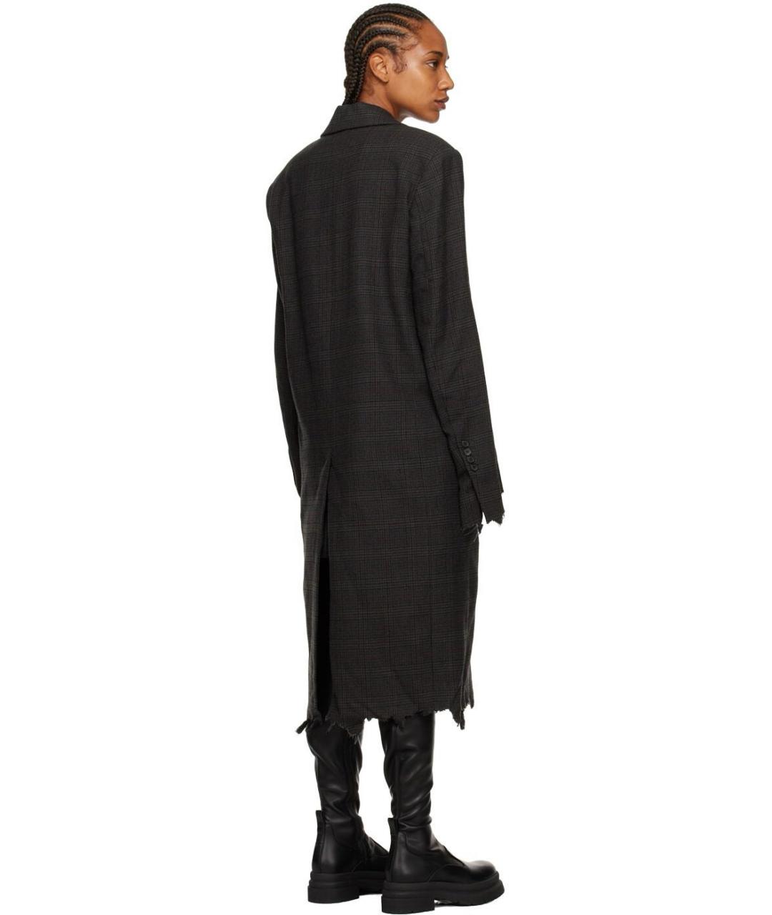 J.W.ANDERSON Серое шерстяное пальто, фото 8