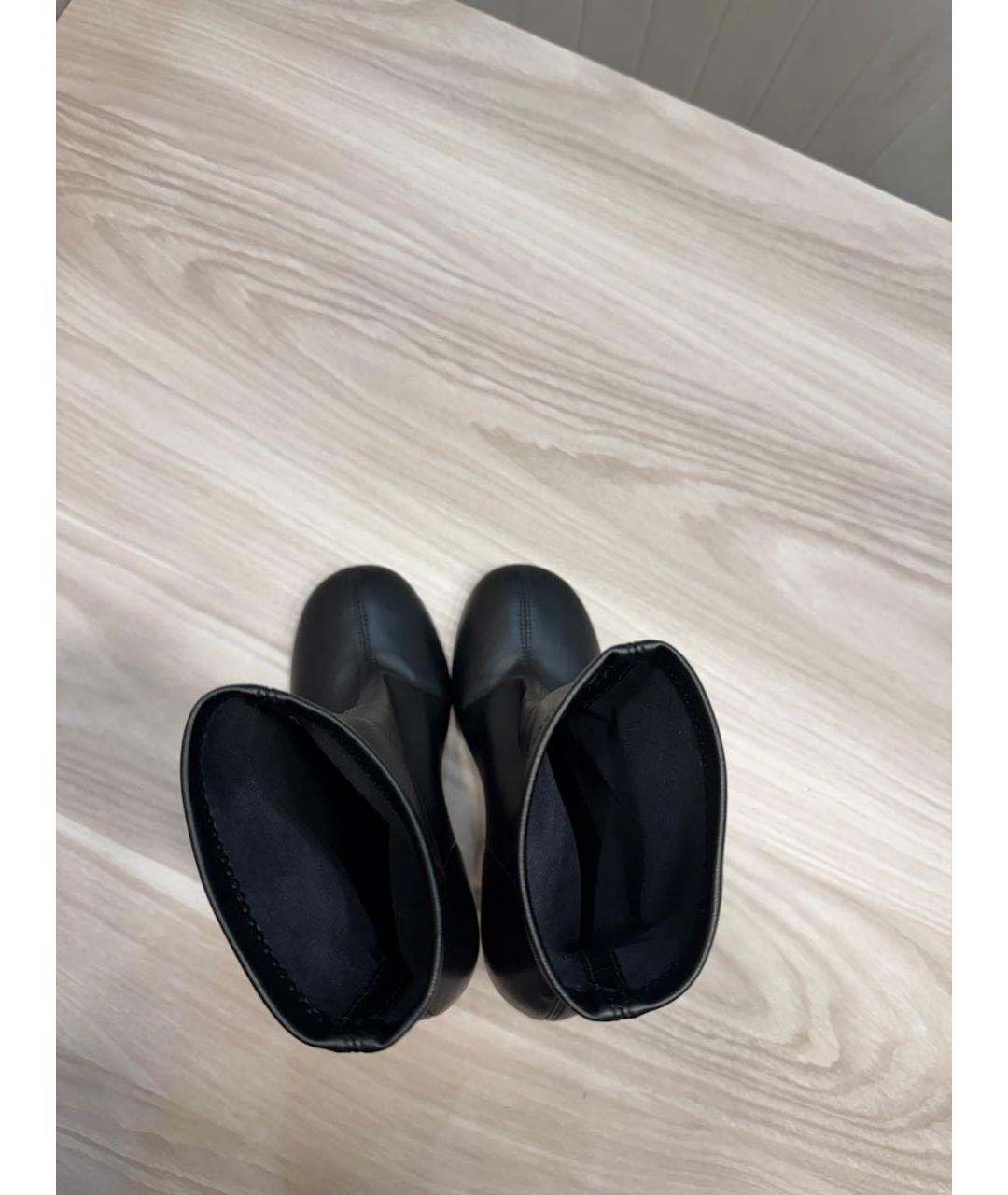 LE SILLA Черные кожаные ботильоны, фото 3