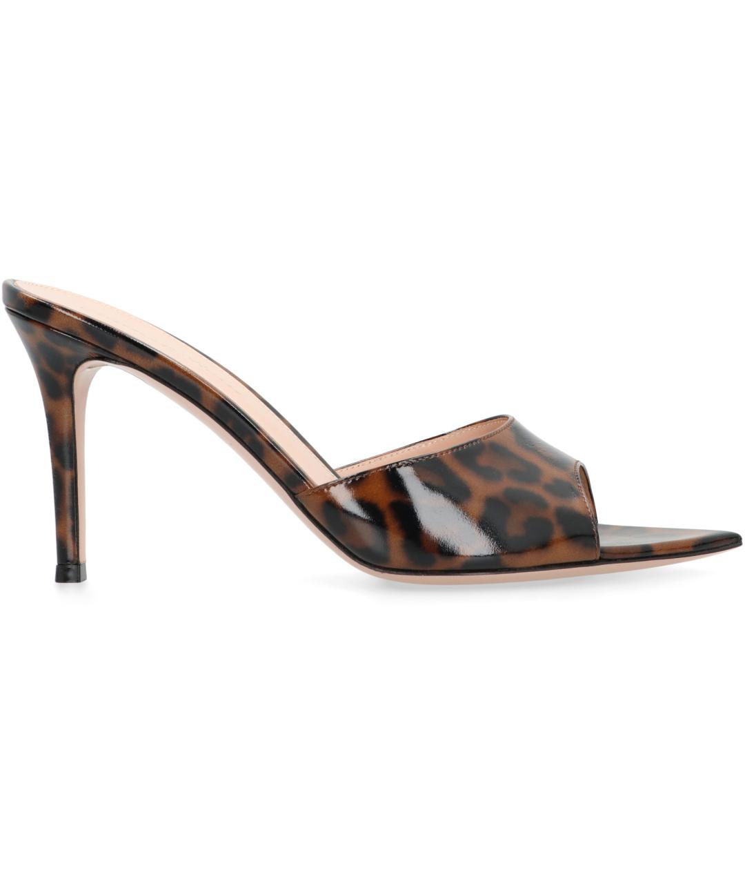 GIANVITO ROSSI Мульти кожаные мюли, фото 2