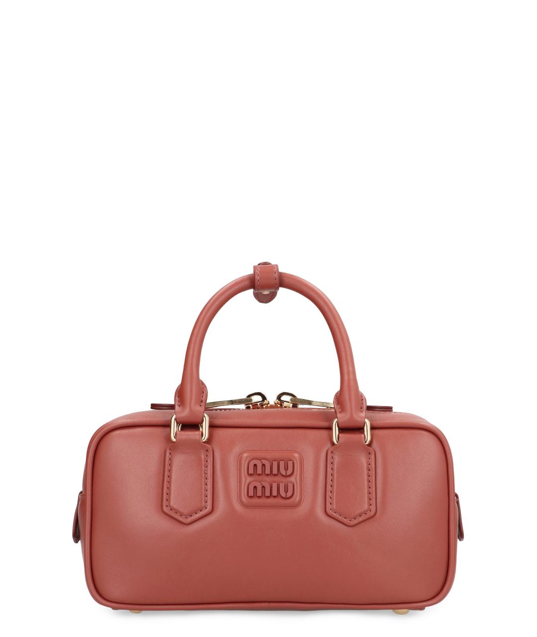 MIU MIU Кожаная сумка с короткими ручками, фото 1