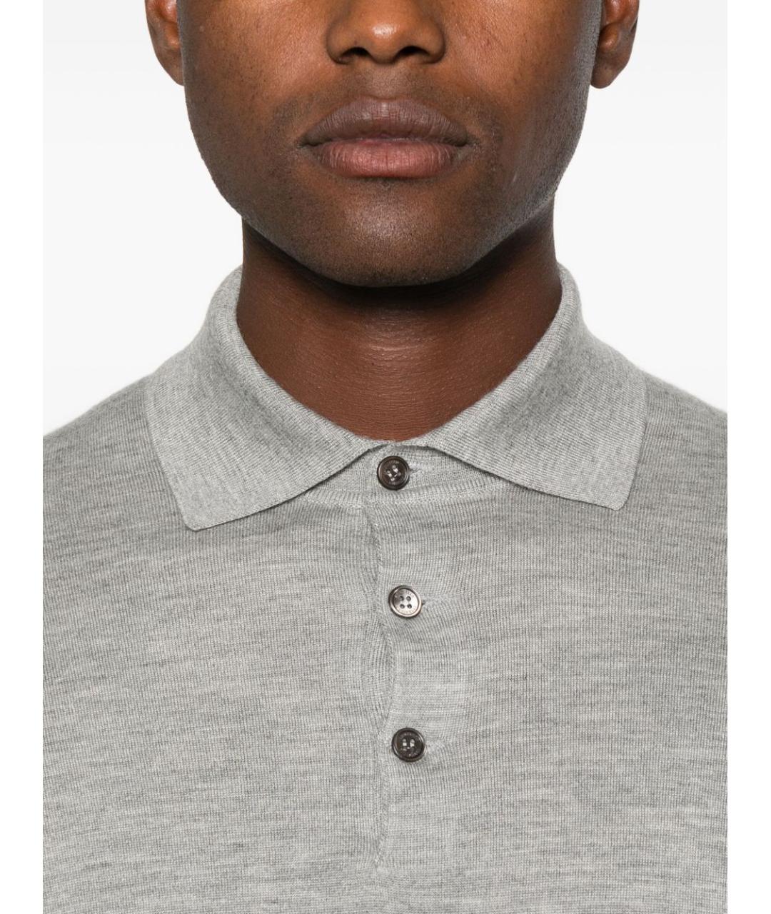 BRUNELLO CUCINELLI Серый кашемировый джемпер / свитер, фото 2