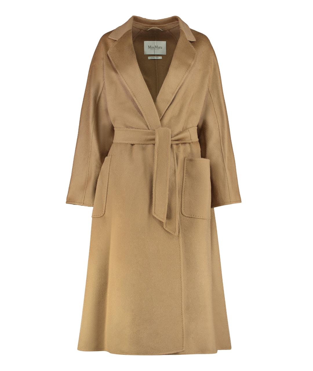 MAX MARA Бежевое кашемировое пальто, фото 1