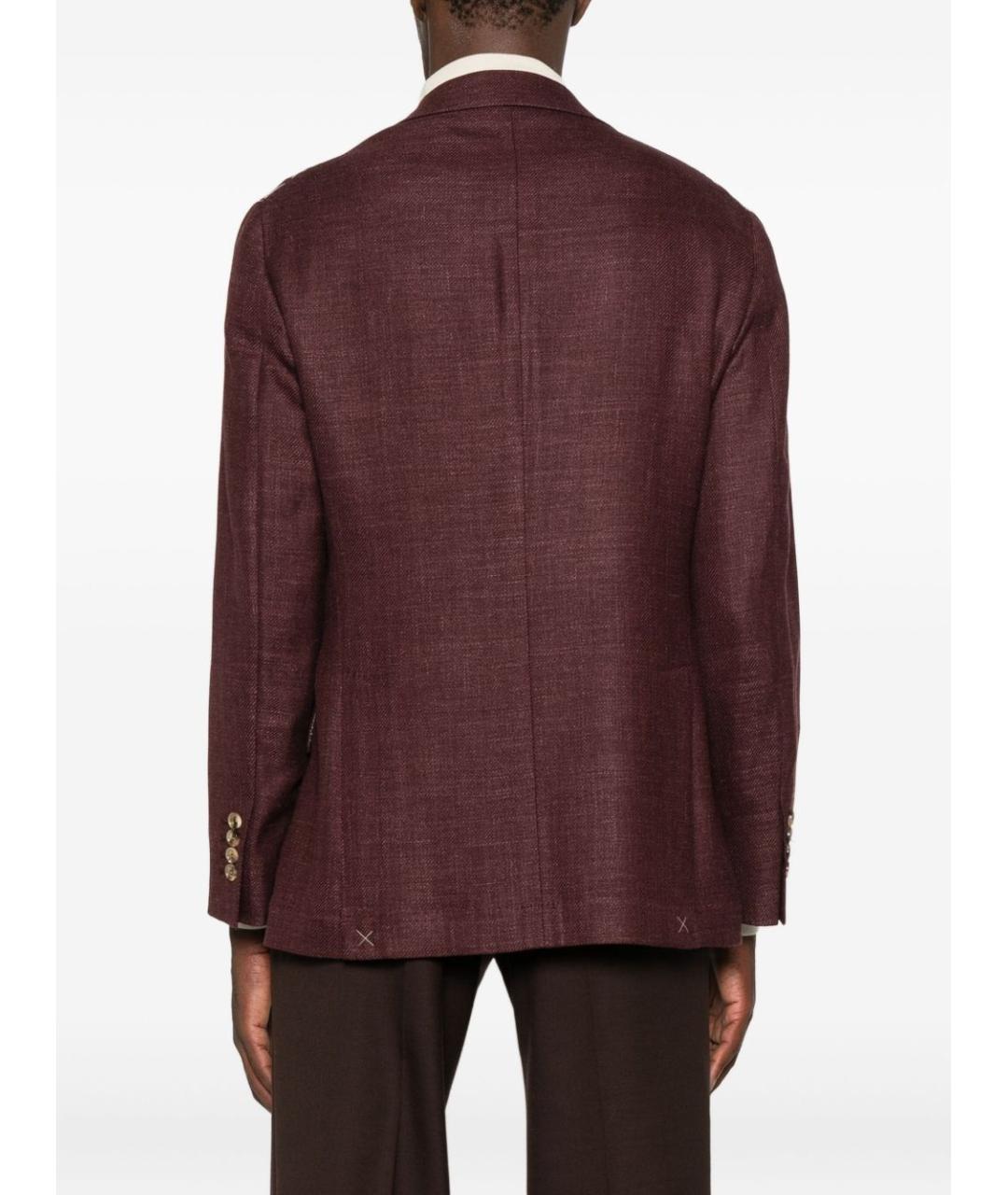 BRUNELLO CUCINELLI Бордовый пиджак, фото 3