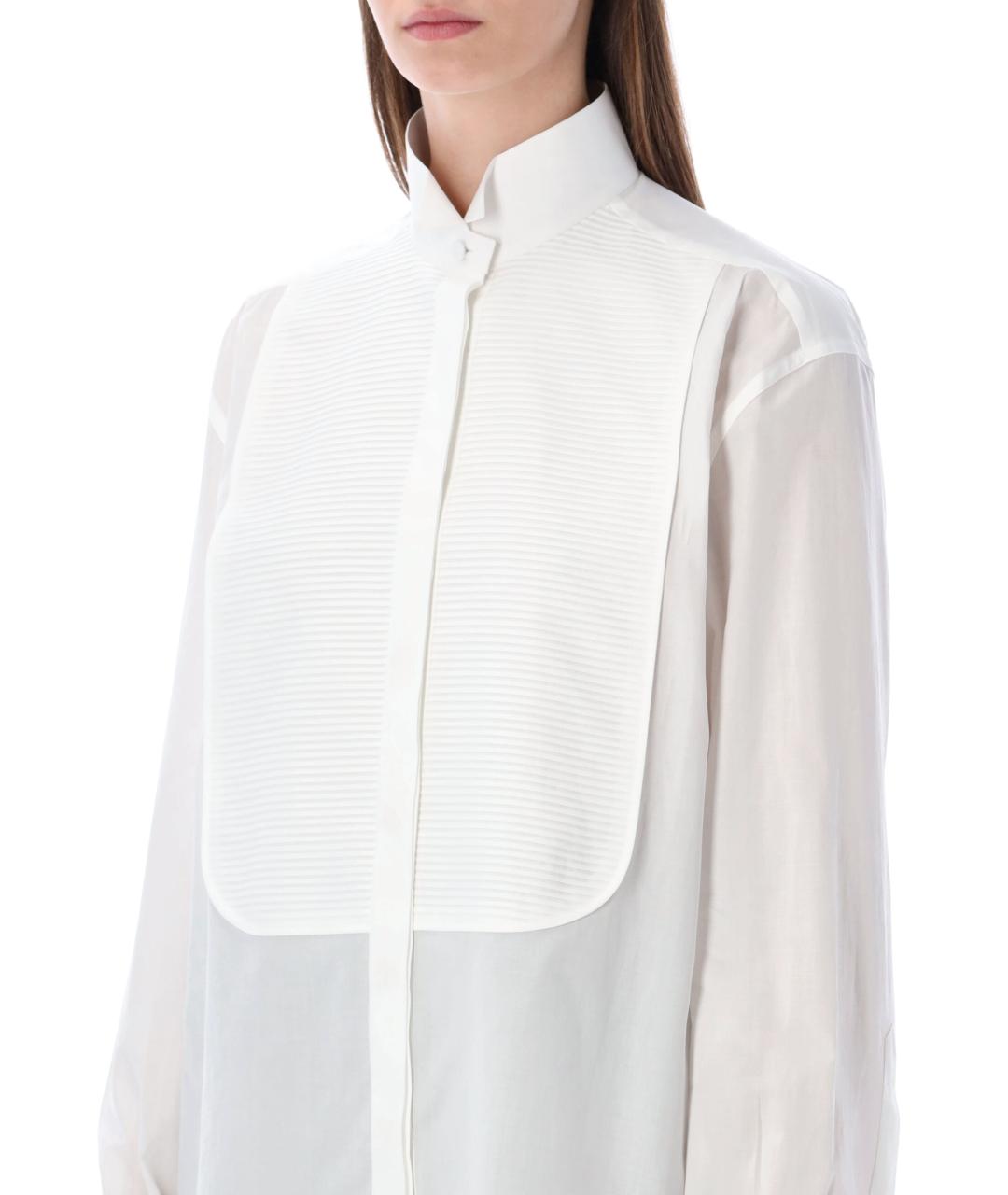 TOM FORD Белая хлопковая рубашка, фото 3