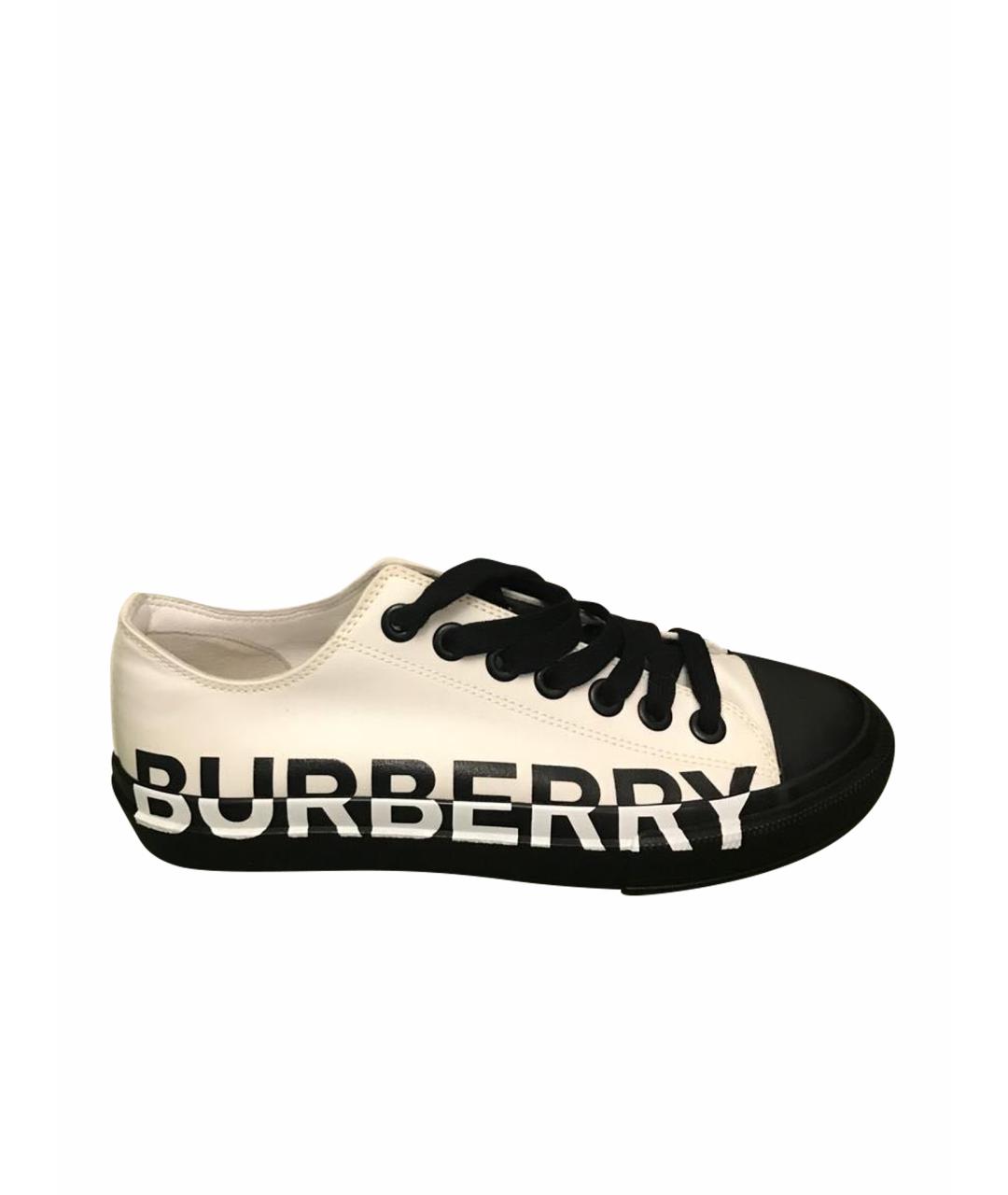 BURBERRY Мульти текстильные кеды, фото 1