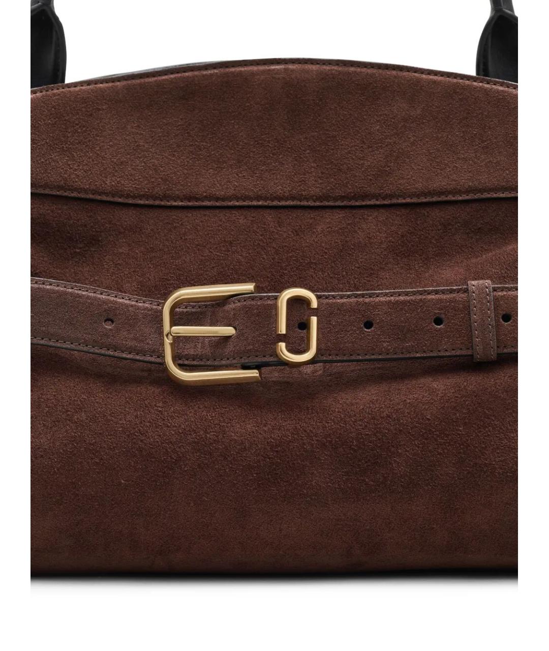 MARC JACOBS Коричневая замшевая сумка тоут, фото 4