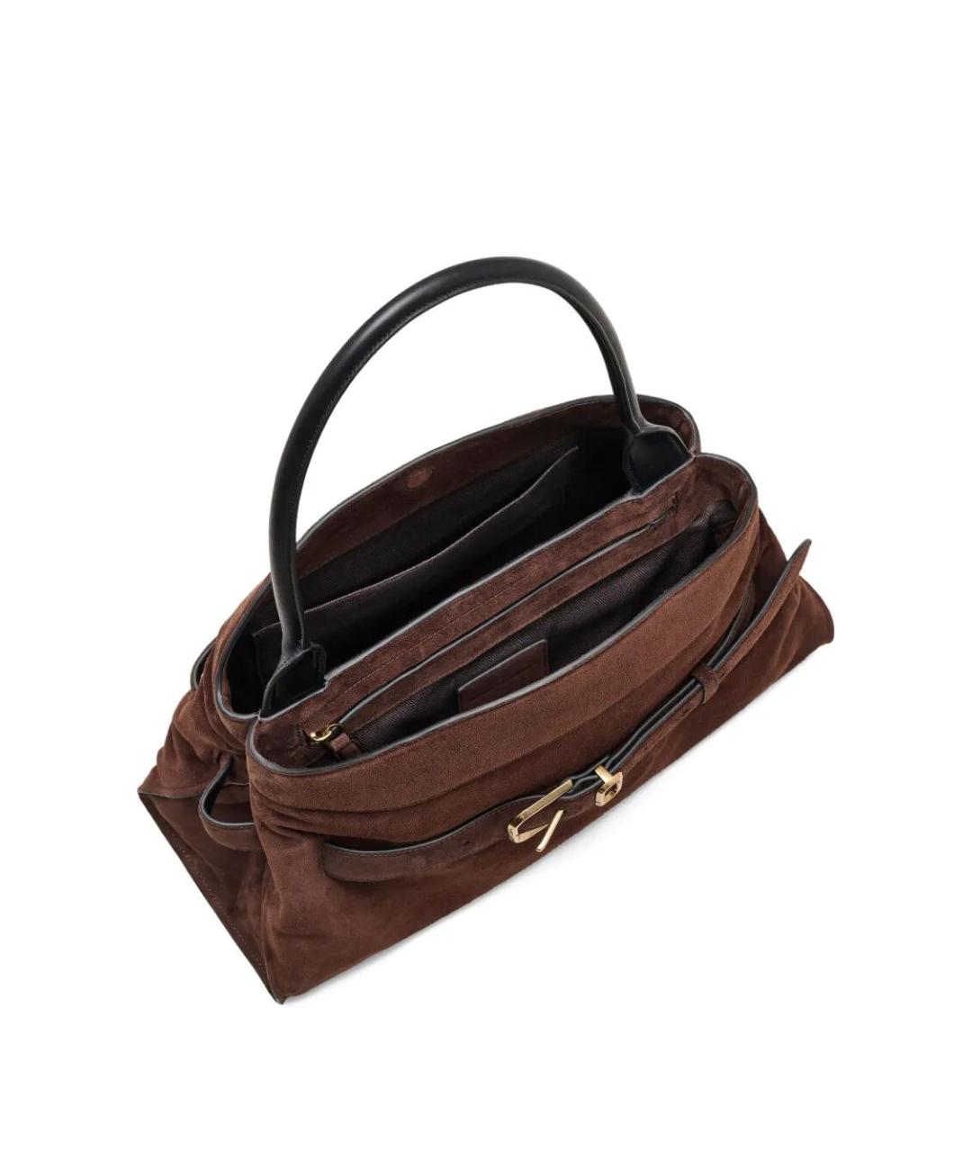 MARC JACOBS Коричневая замшевая сумка тоут, фото 3