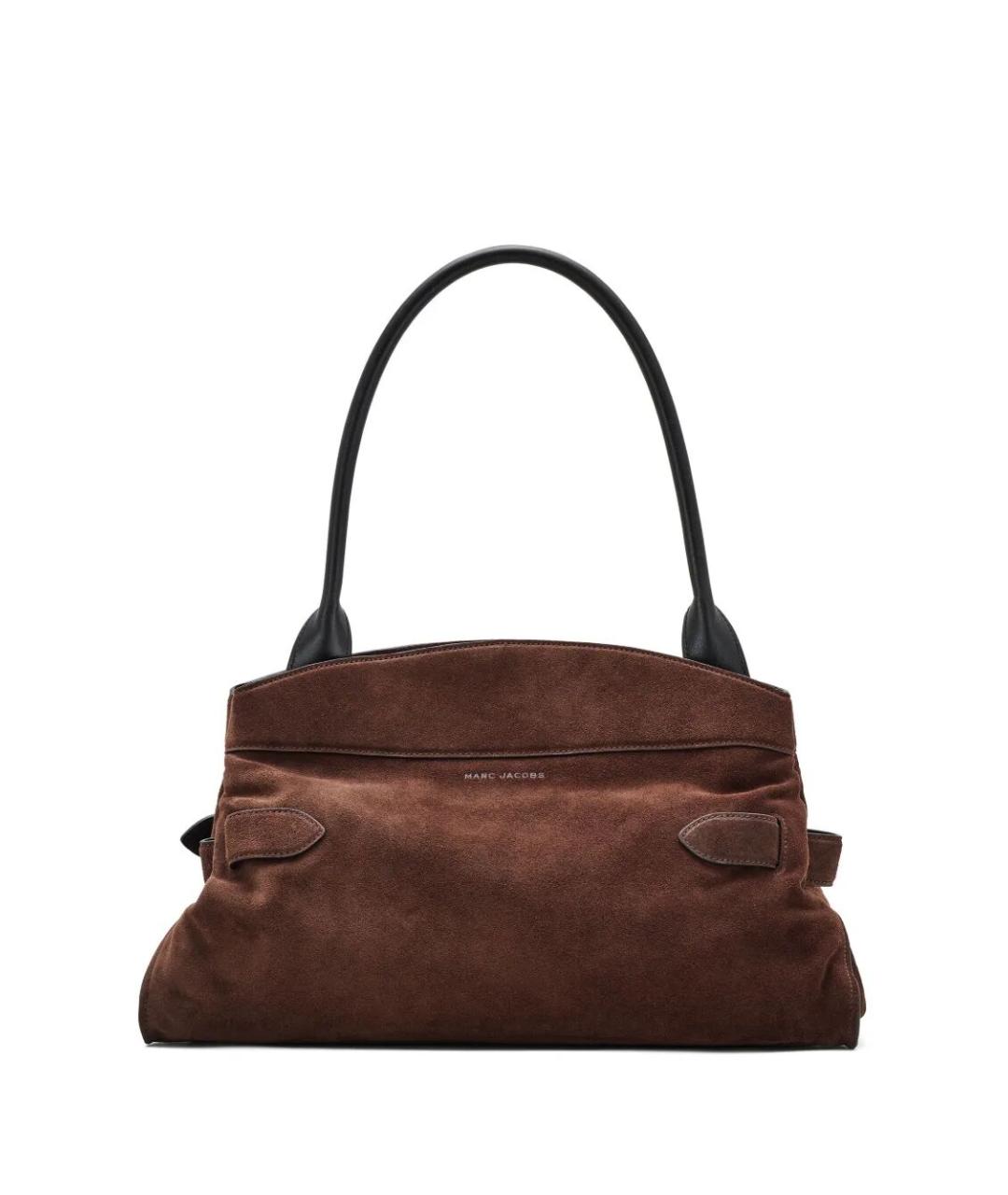 MARC JACOBS Коричневая замшевая сумка тоут, фото 5