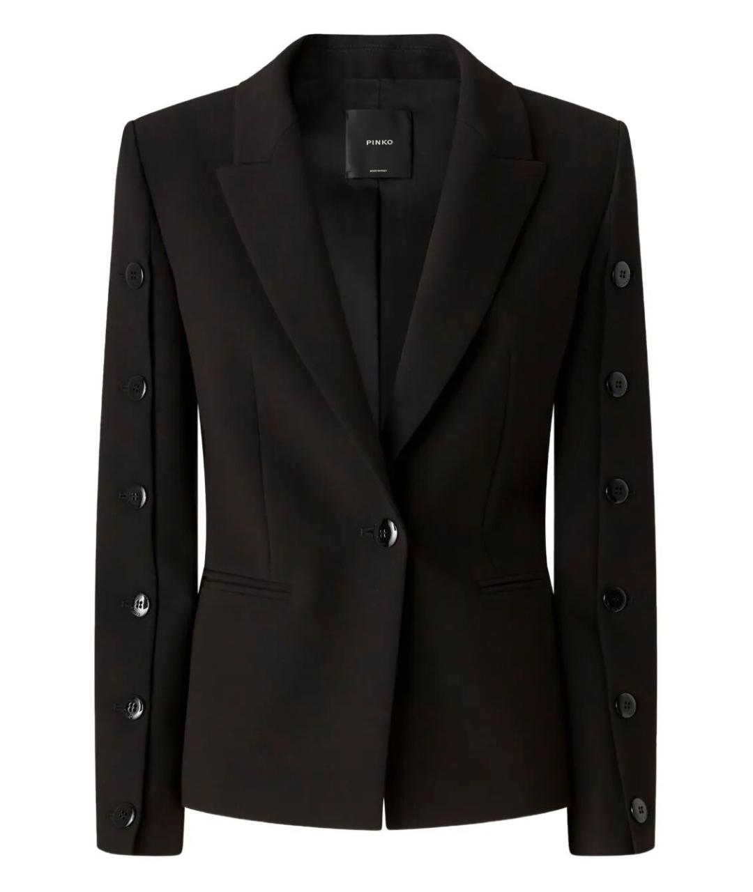 PINKO Черный полиэстеровый жакет/пиджак, фото 1