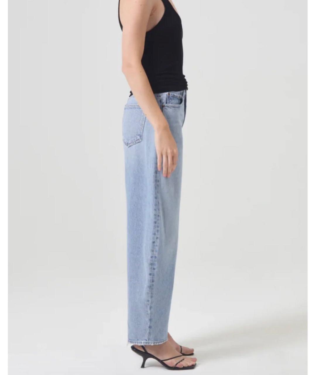 AGOLDE Голубые хлопковые джинсы слим, фото 4