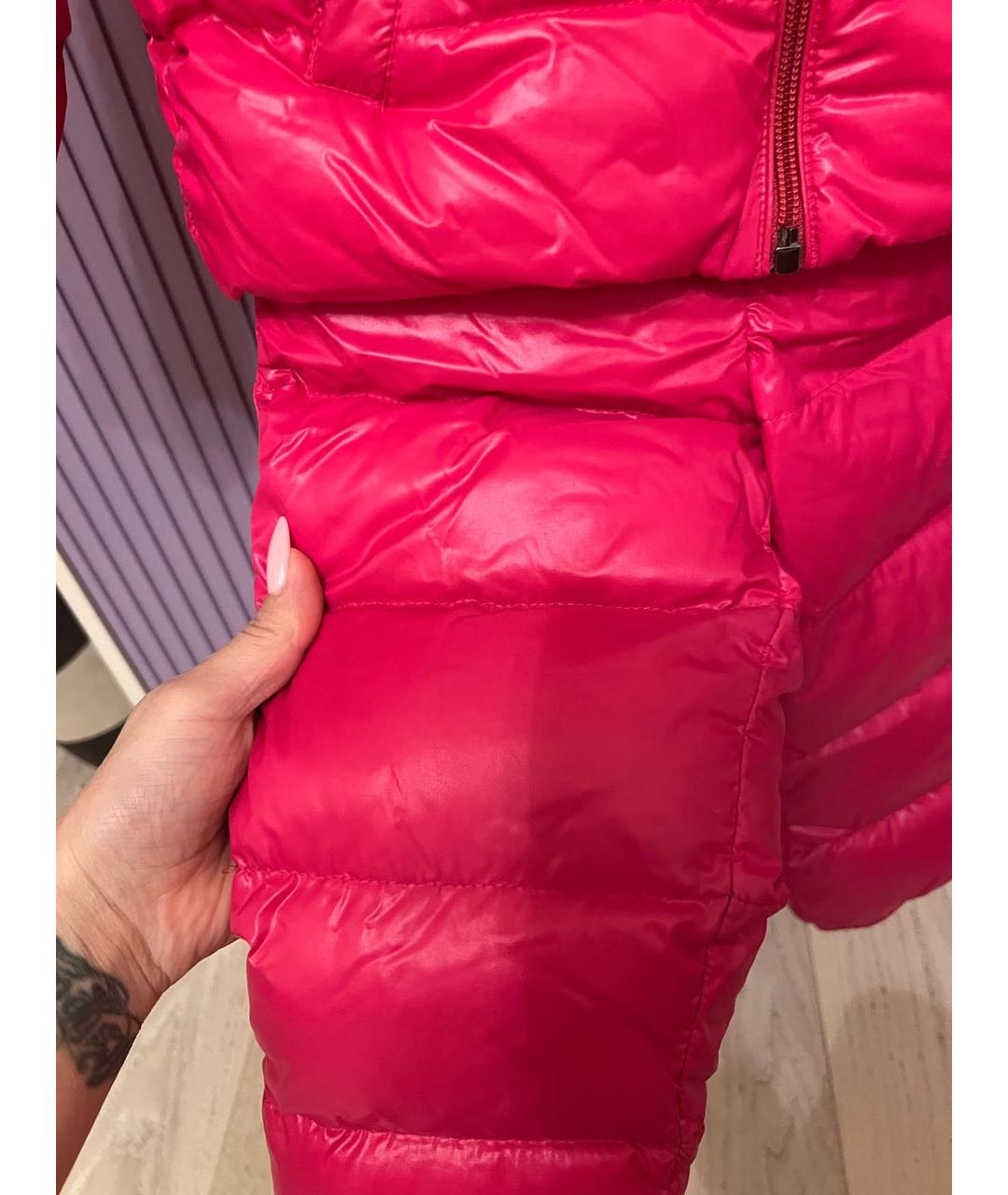 MONCLER KIDS Красный комбинезон, фото 7