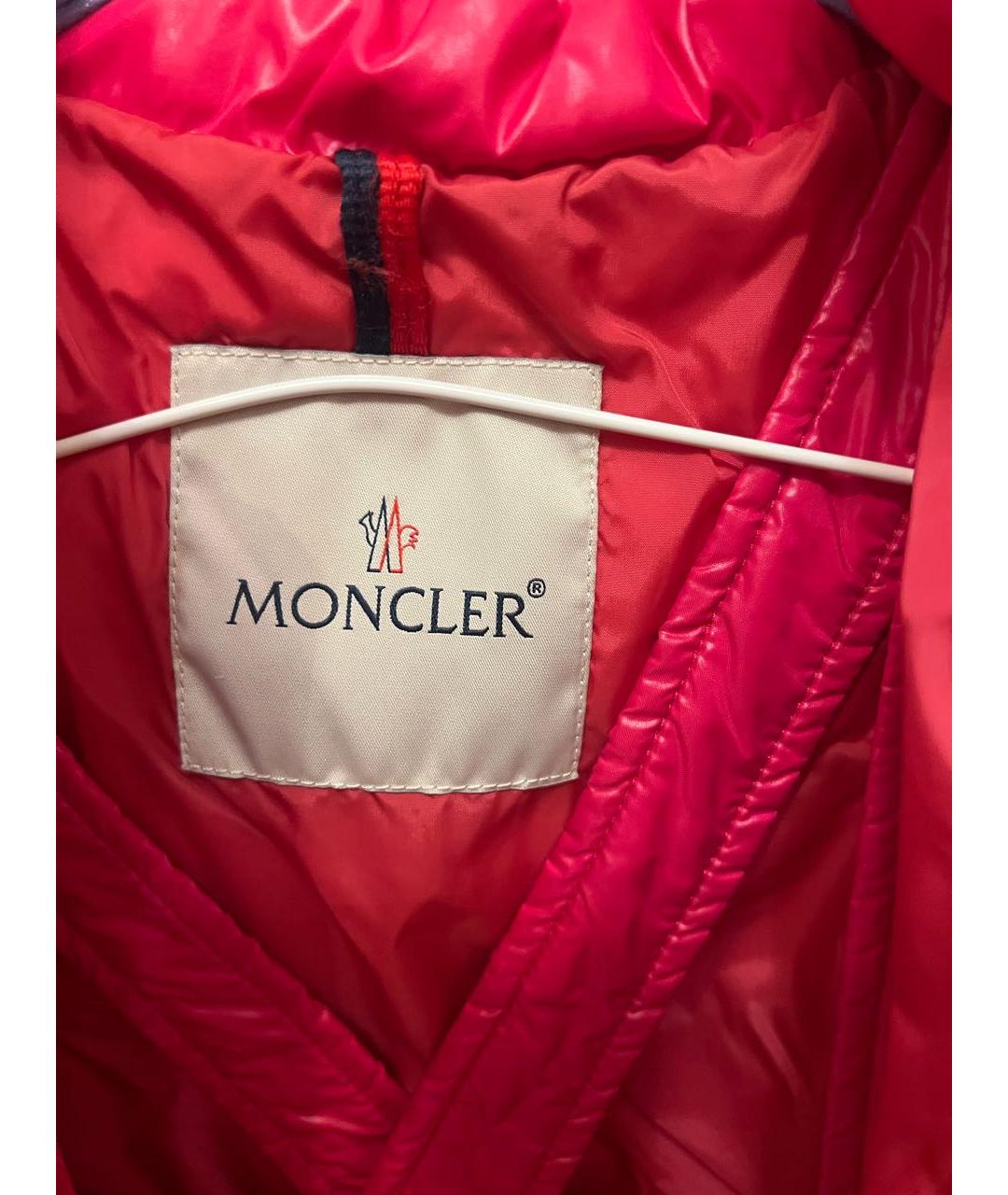 MONCLER KIDS Красный комбинезон, фото 5