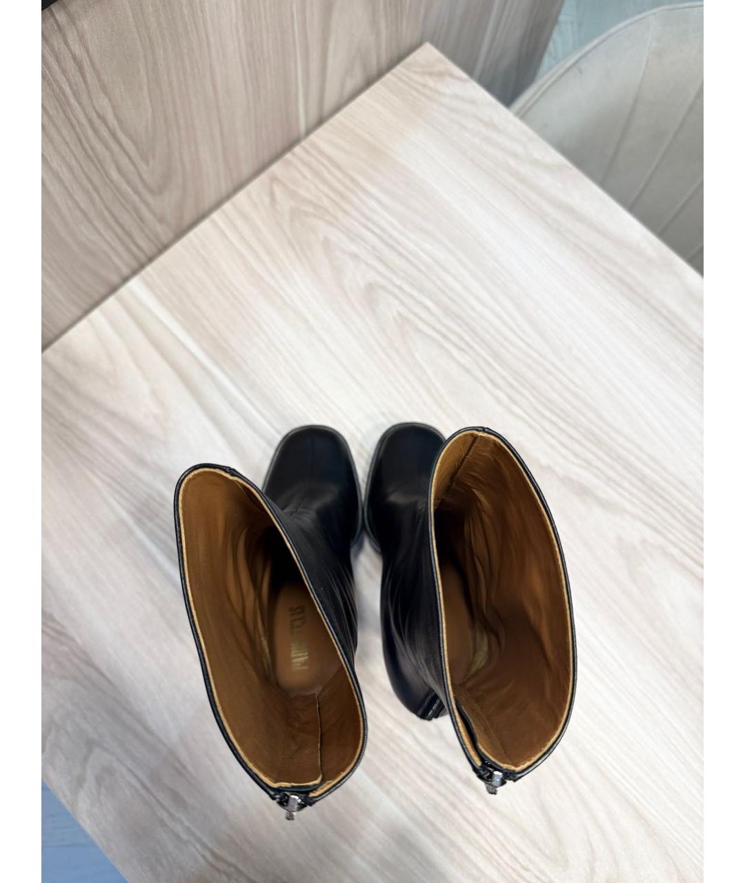 PARIS TEXAS Черные кожаные ботильоны, фото 3