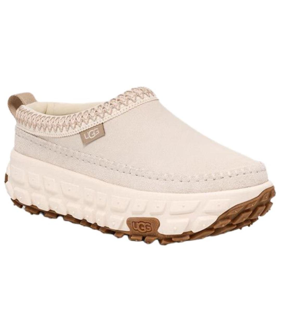 UGG AUSTRALIA Белые замшевые ботинки, фото 4