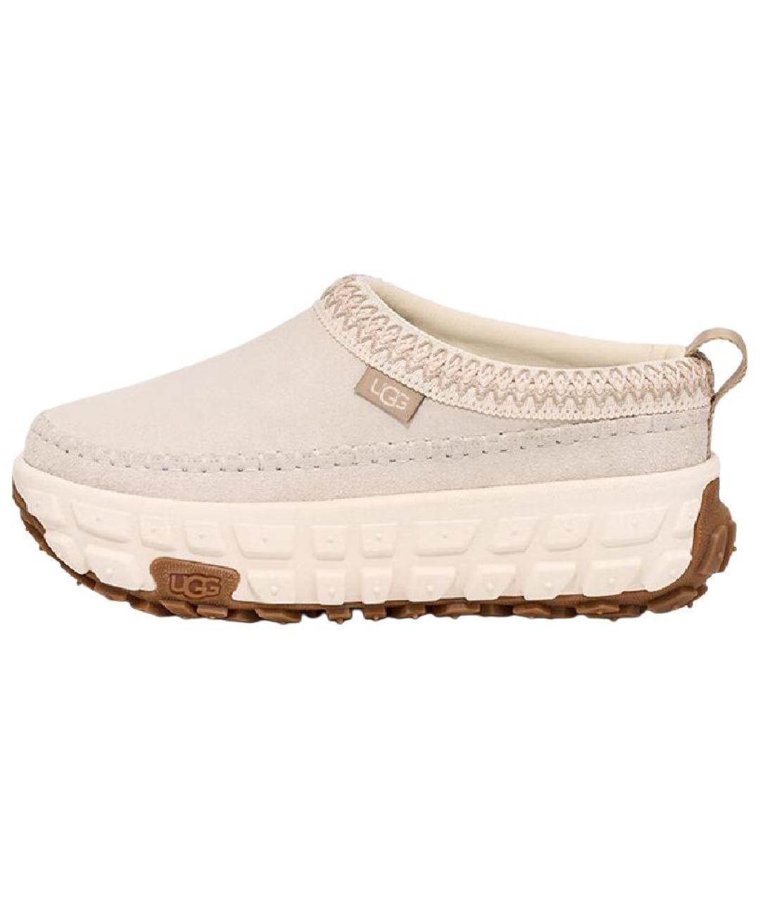 UGG AUSTRALIA Белые замшевые ботинки, фото 8