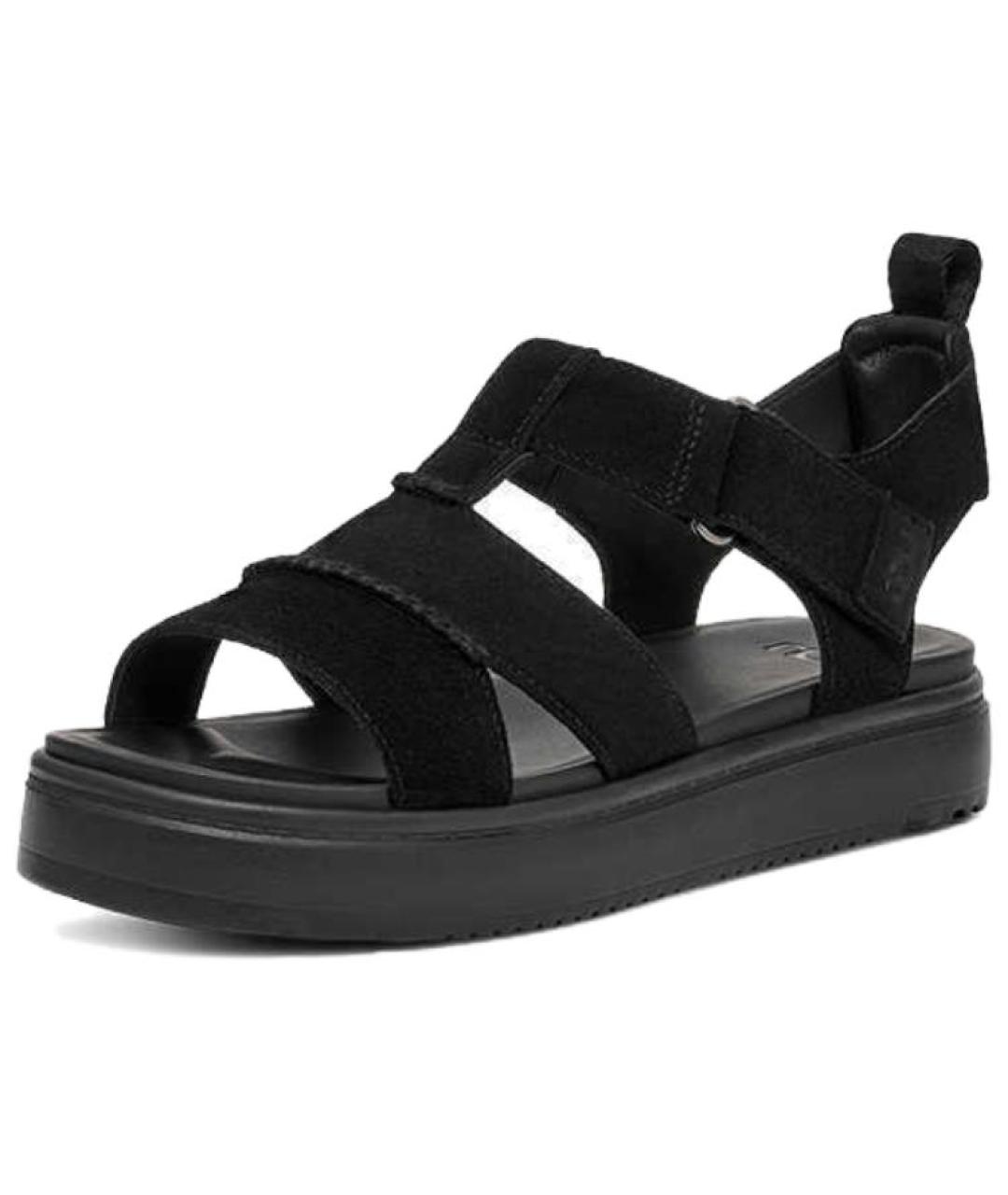 UGG AUSTRALIA Черные сандалии, фото 2