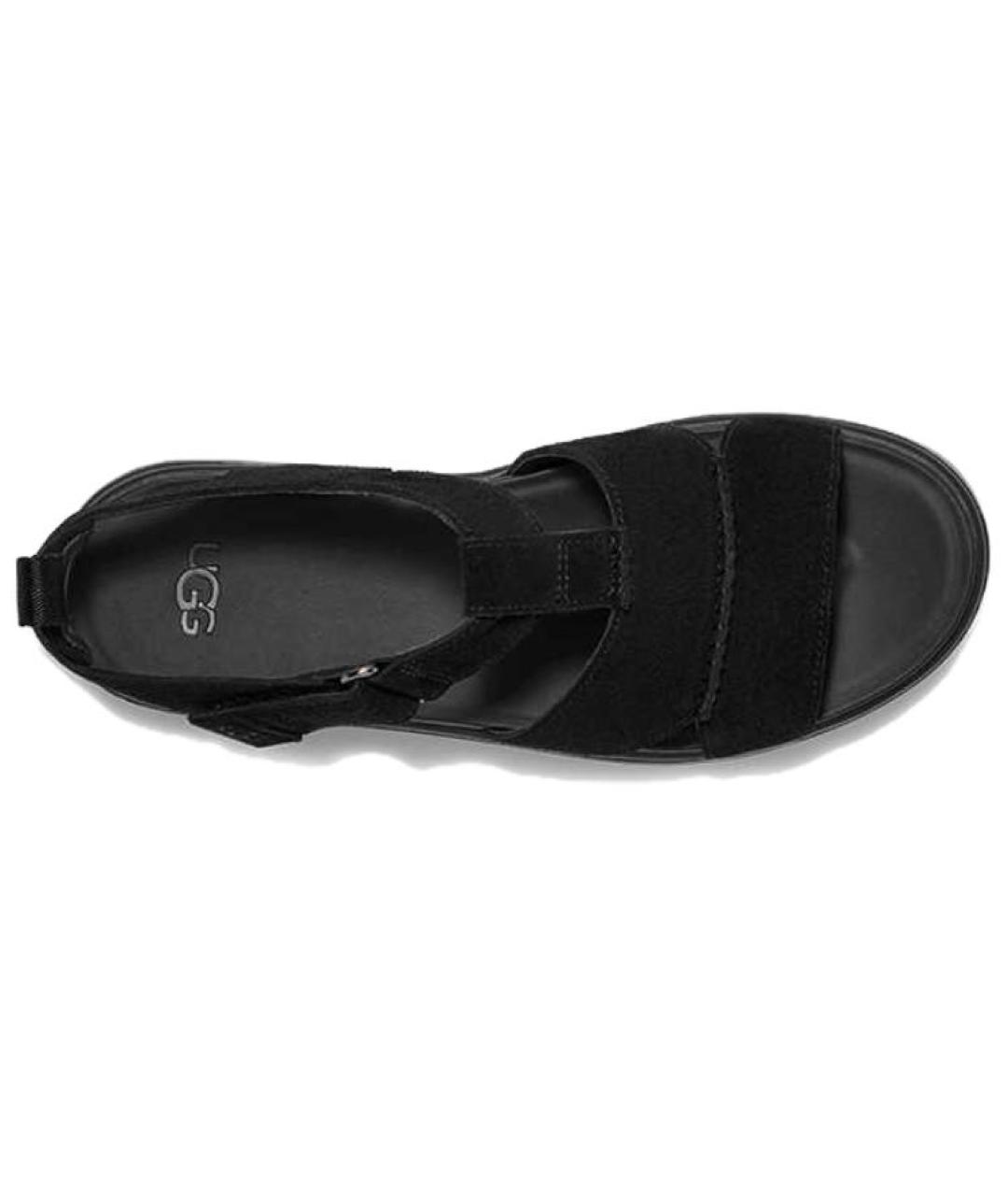 UGG AUSTRALIA Черные сандалии, фото 4