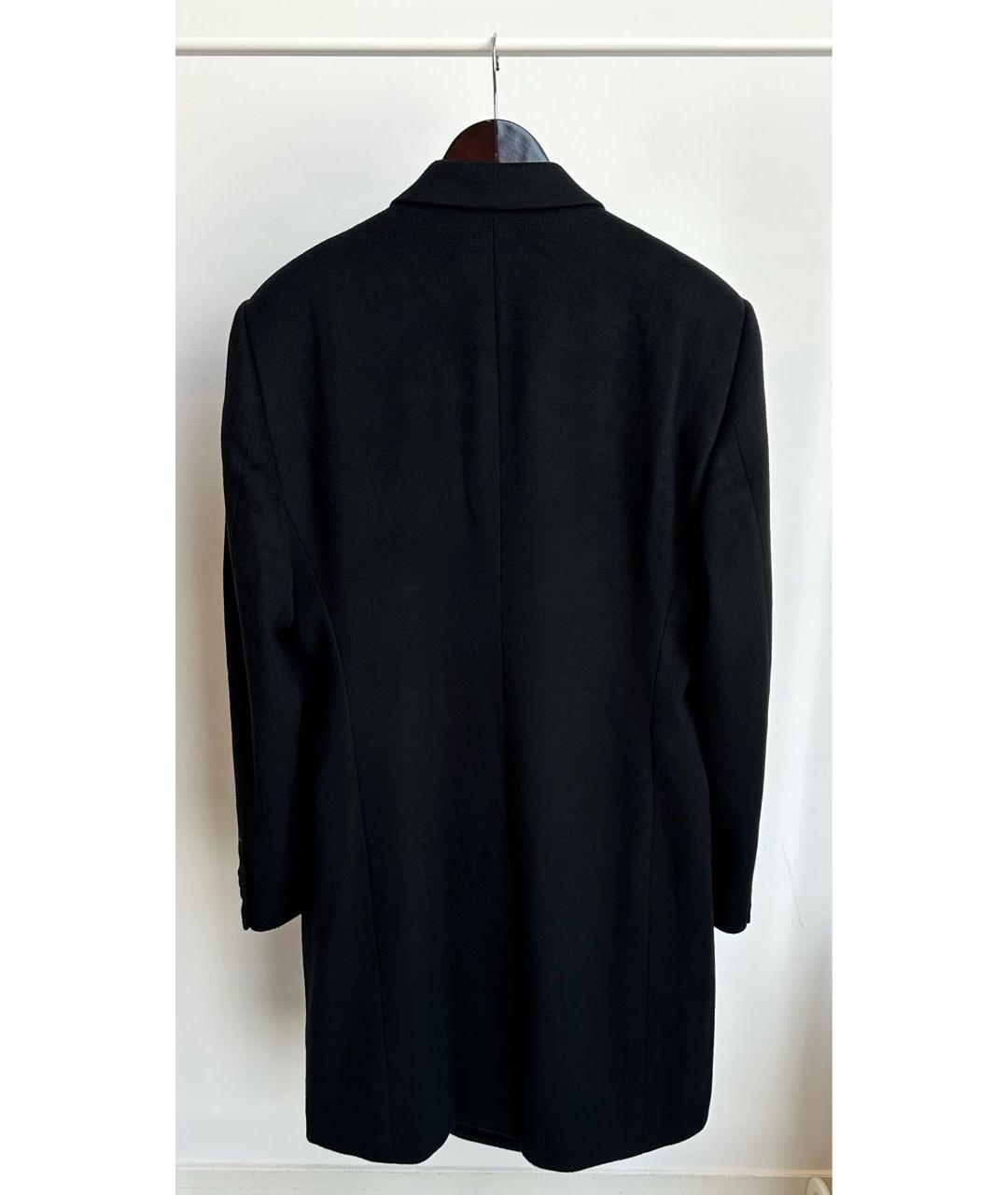 GIORGIO ARMANI Черное шерстяное пальто, фото 8