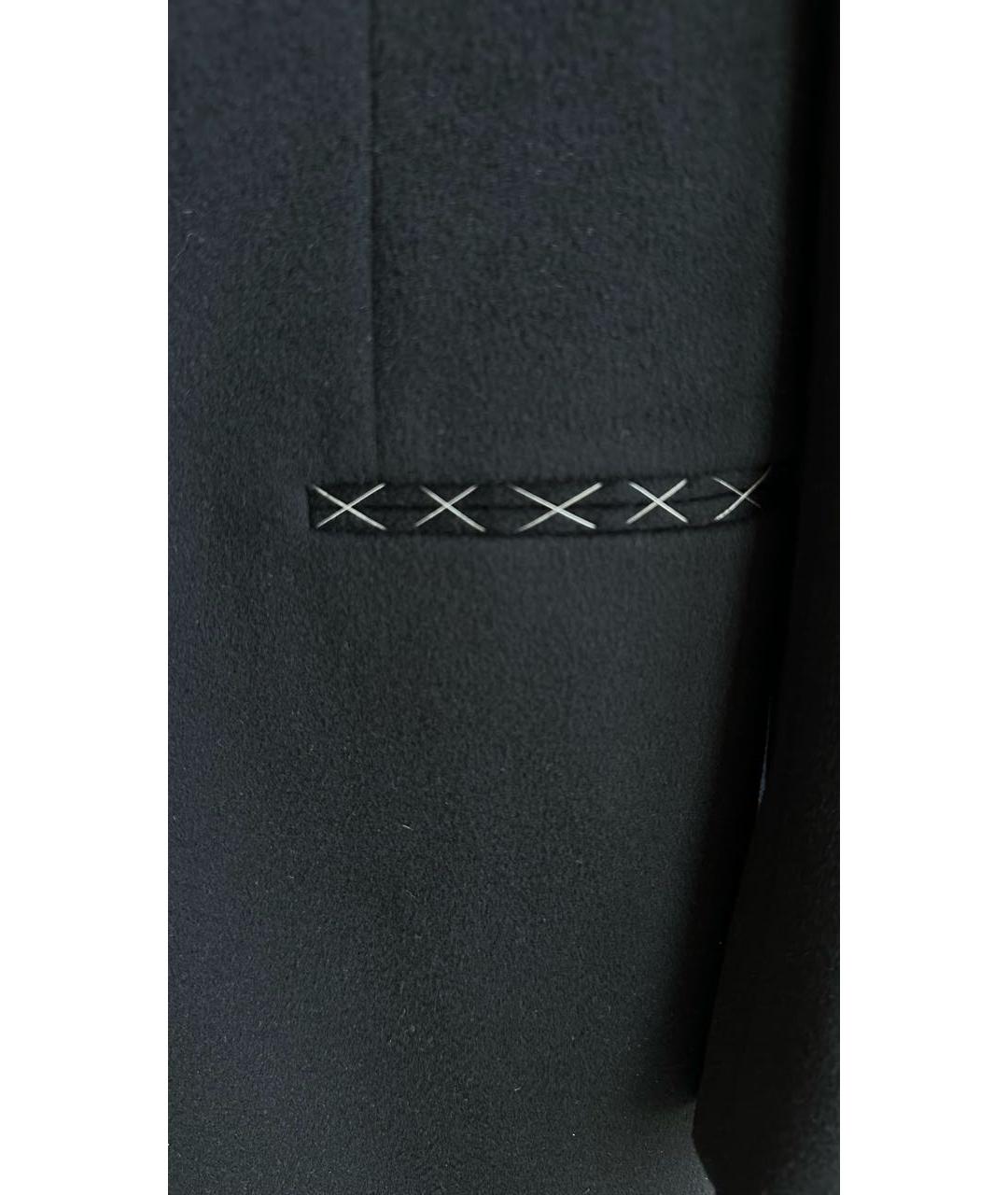 GIORGIO ARMANI Черное шерстяное пальто, фото 4